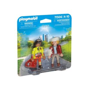 PLAYMOBIL 71506 — Secouriste avec blessé