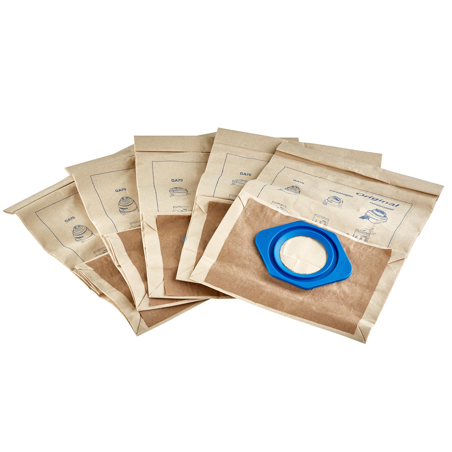 NILFISK — 5 Sacs à Poussière 6,5L pour Aspirateur GM80 C