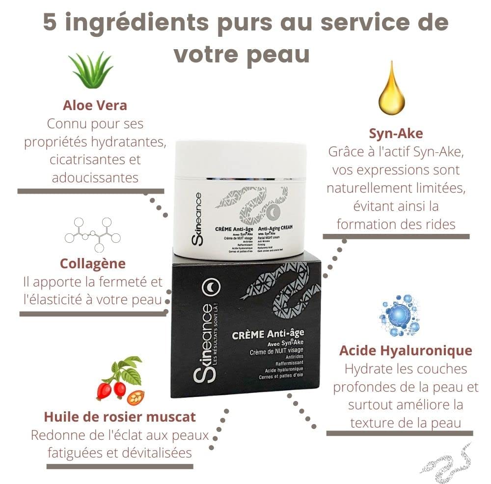 SKINEANCE — Crème de Nuit Anti-Âge 50ML – Image 2