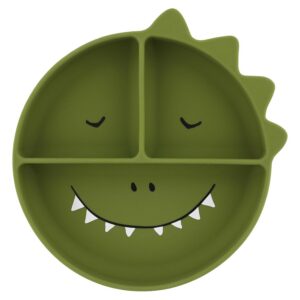 TRIXIE Mr. Dino — Assiette compartimentée avec ventouse
