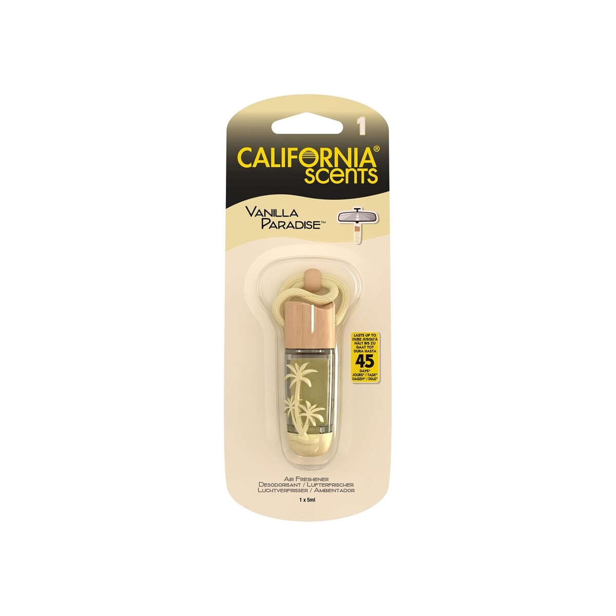 CALIFORNIA SCENTS — Désodorisant voiture vanille bouteille