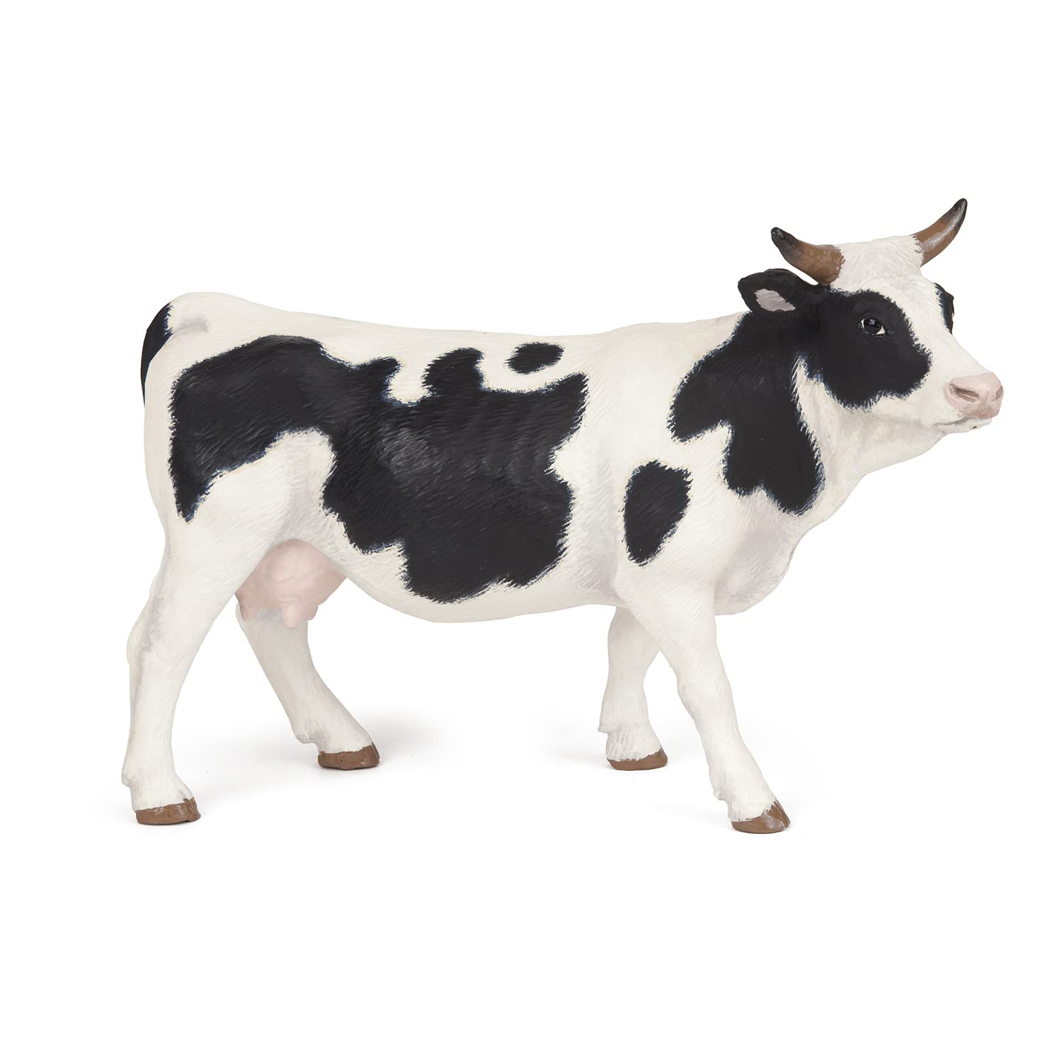 PAPO — Figurine vache pie multicolore