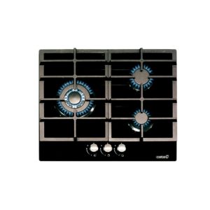 CATA LCiB 6021 BK — Plaque de cuisson gaz 3 feux noire