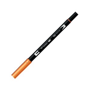 TOMBOW ABT-985 — Feutre pinceau à 2 pointes jaune