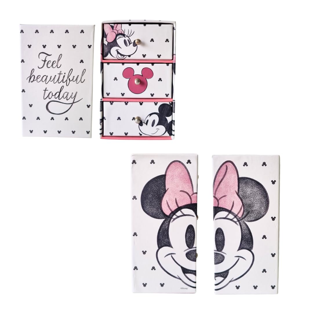 ARDITEX Minnie Mouse — Coffret Cadeau Femme 3 Tiroirs – Image 4