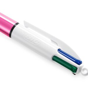 Alternative view of BIC 4 Couleurs Shine — Stylo-bille 4 couleurs rose métallisé