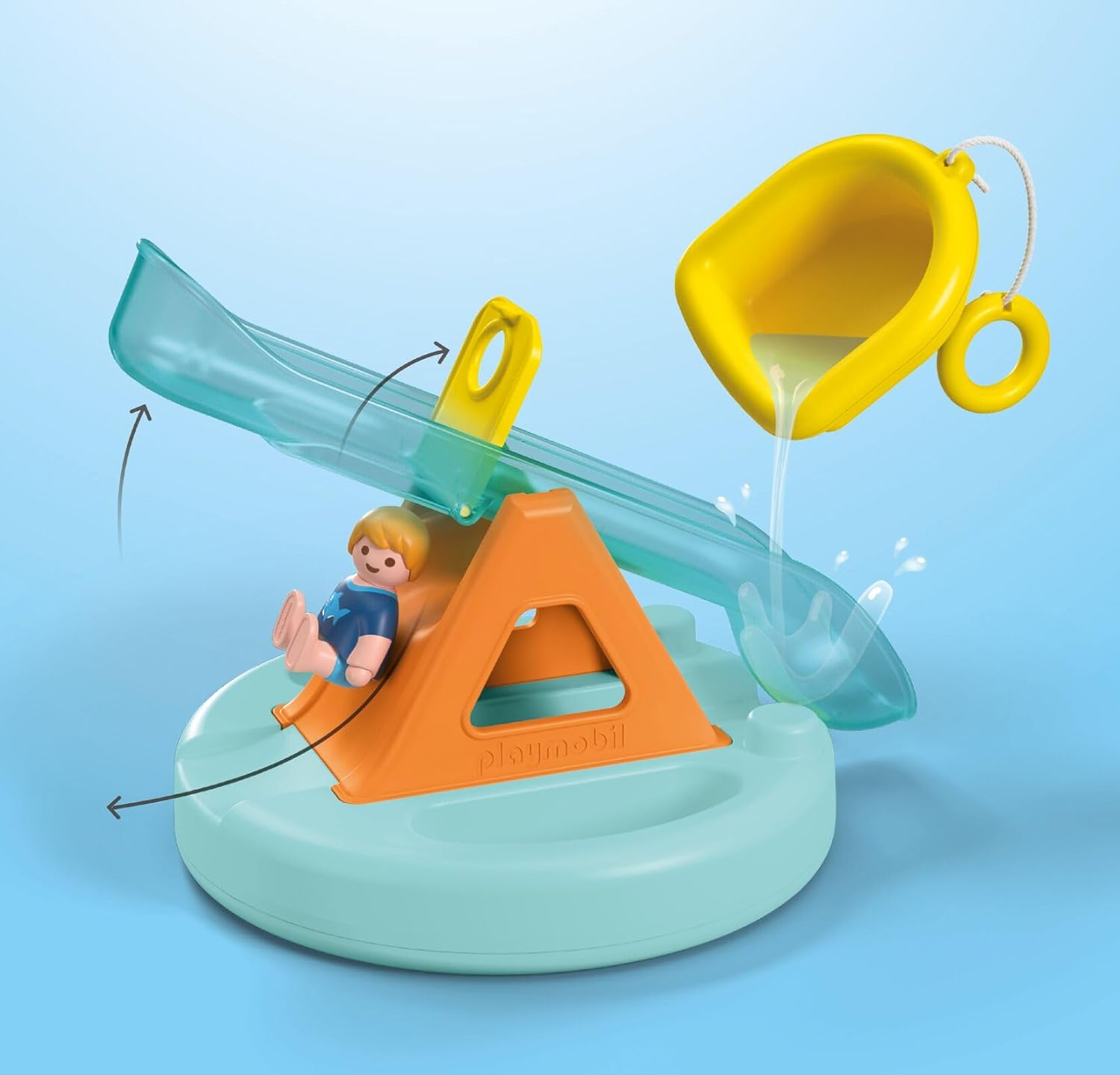 PLAYMOBIL Junior Aqua 71687 — Îlot avec Toboggan Aquatique – Image 17