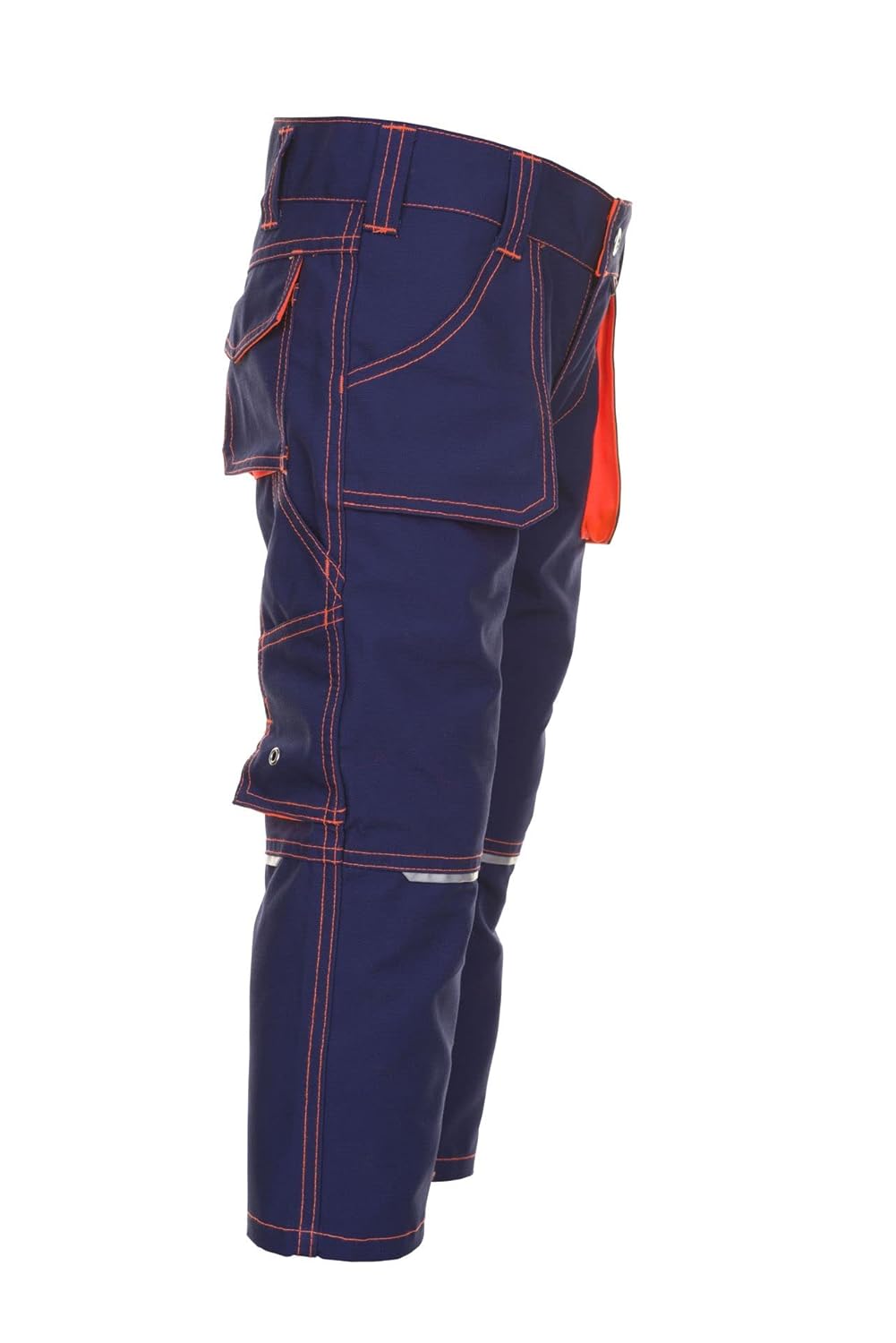 PLANAM — Pantalon marine/orange taille 110/116 – Image 3