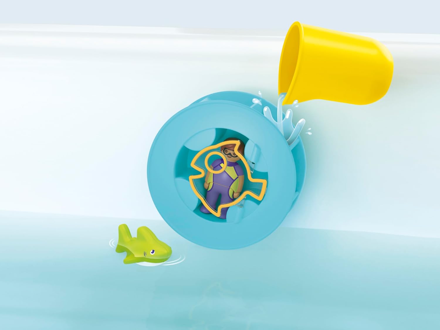 PLAYMOBIL Junior Aqua — Roue Aquatique avec bébé requin – Image 33