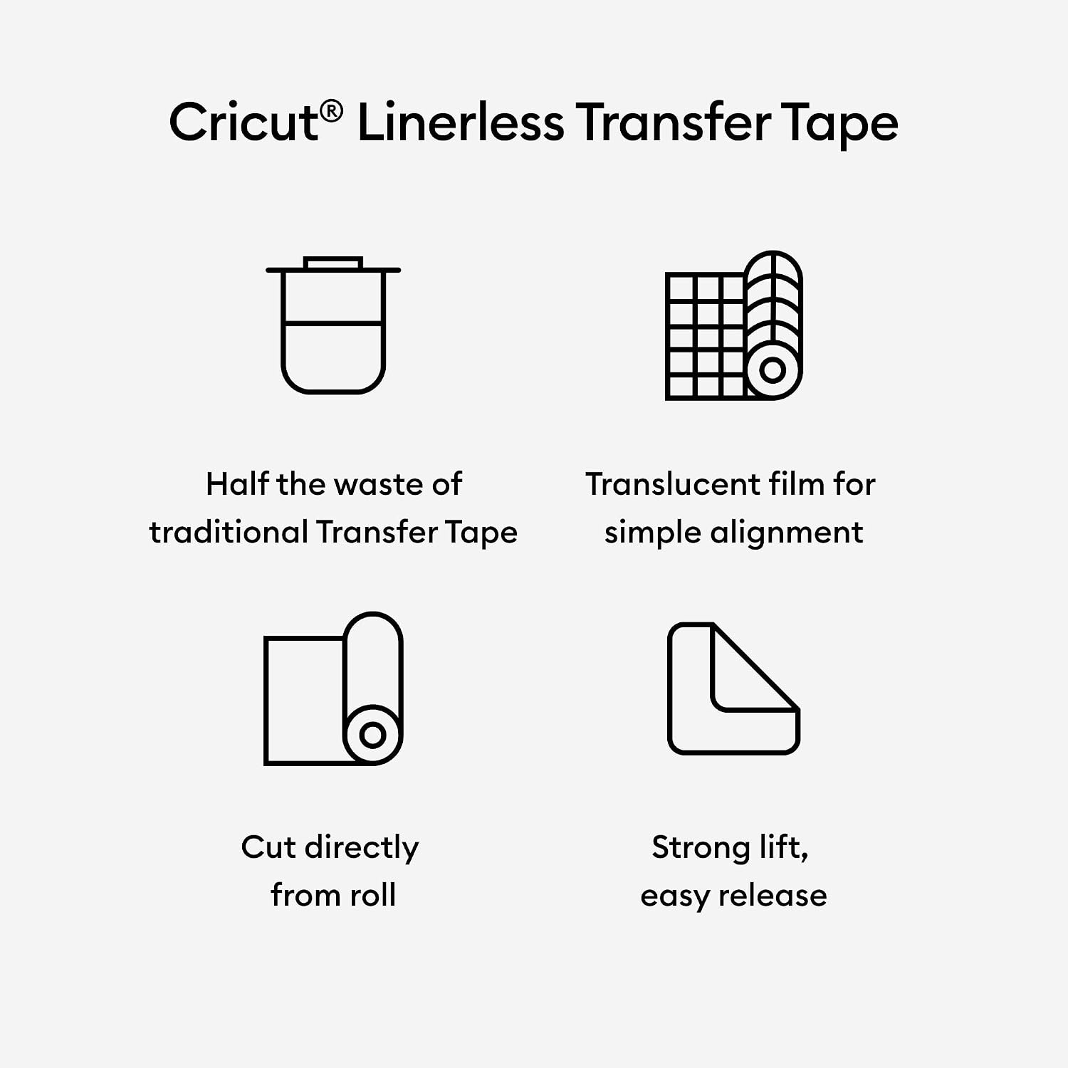 CRICUT — Bande de transfert non enduite 33 cm x 4,5 m – Image 4