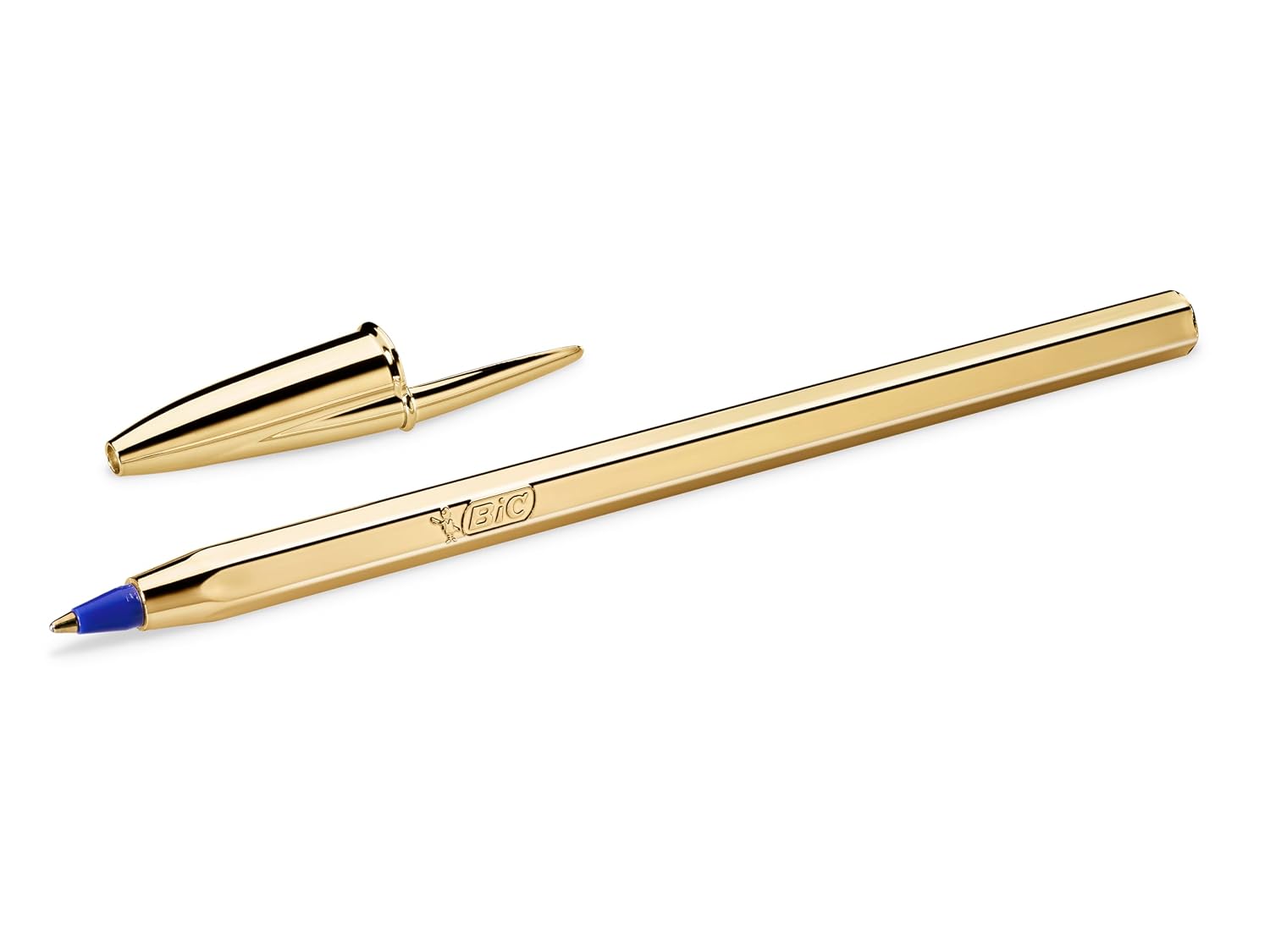 BIC Cristal Shine — Stylo-bille bleu pointe moyenne x20 – Image 3