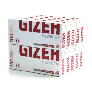 Alternative view of GIZEH Silver Tip — Lot de 10 Boîtes de 100 Tubes