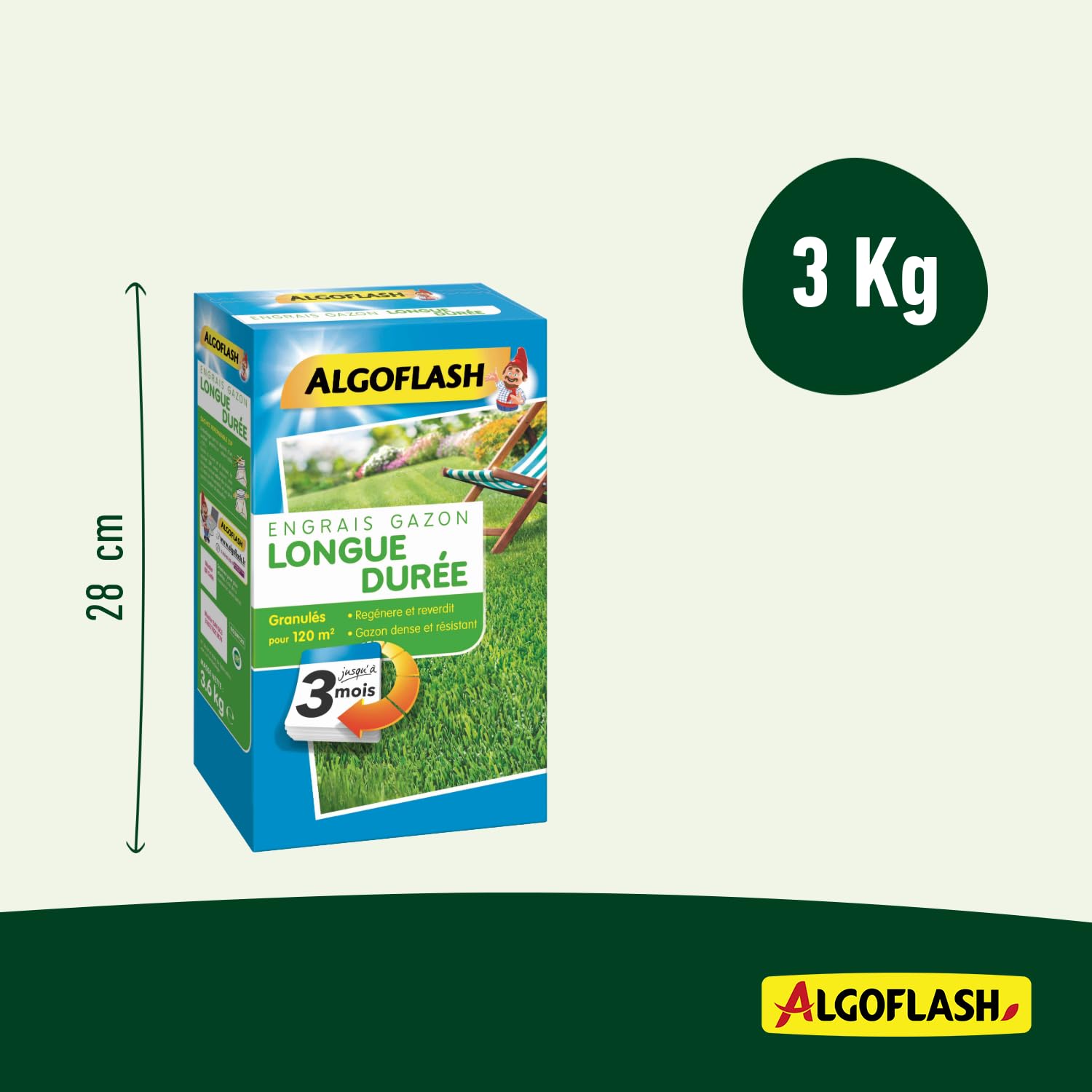 ALGOFLASH — Engrais Gazon Longue Durée 3 kg – Image 9