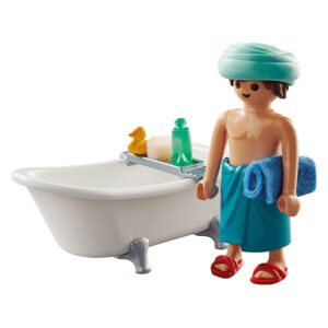 Alternative view of PLAYMOBIL City Life 71167 — Homme et Baignoire