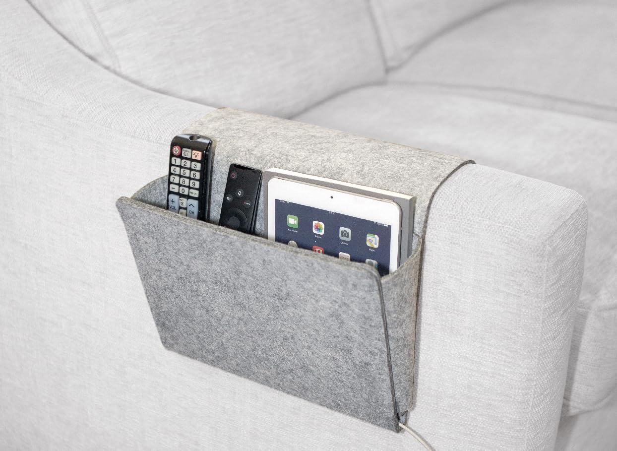 KIKKERLAND — Poche de Lit en Laine Cuite Gris 22 x 28,2 cm – Image 5