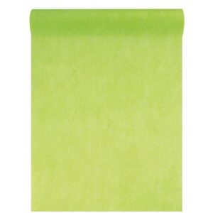 SANTEX — Chemin de table intissé 25 m vert clair