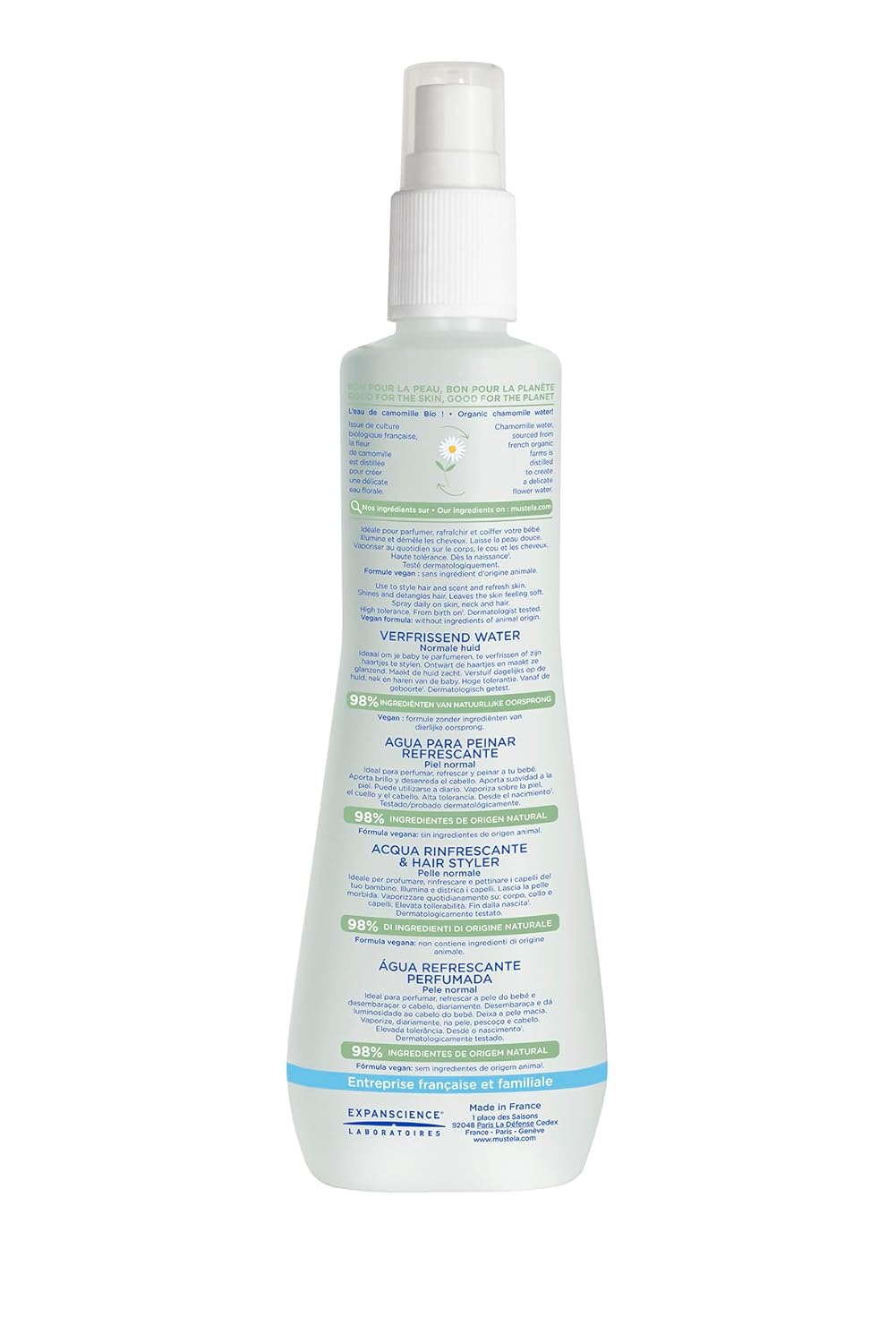 MUSTELA — Eau Rafraîchissante Bébé Peau et Cheveux 200ml – Image 10