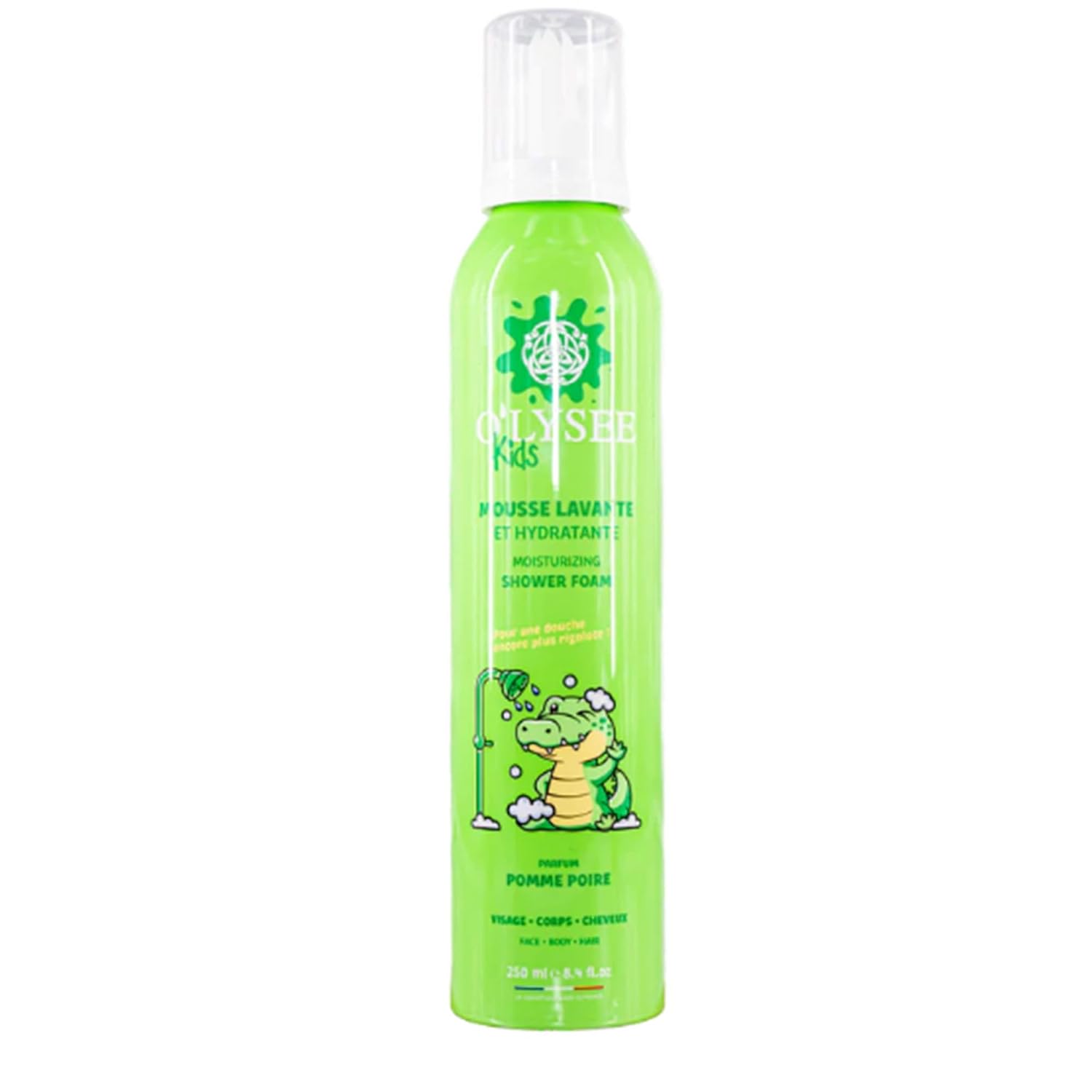 O’LYSÉE Kids — Mousse Lavante 3-en-1 250 ml Pomme verte
