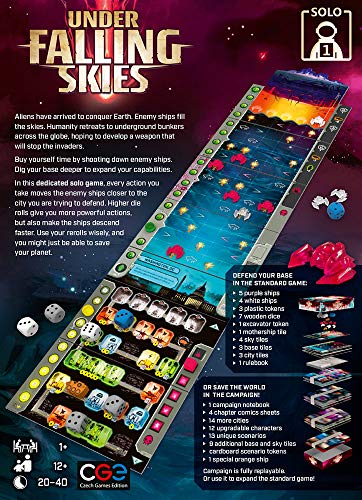 CZECH GAMES EDITION Under Falling Skies — Jeu de société solo – Image 20
