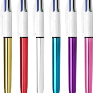 Alternative view of BIC 4 Couleurs Shine — Boîte de 12 Stylos-Bille 1,0 mm