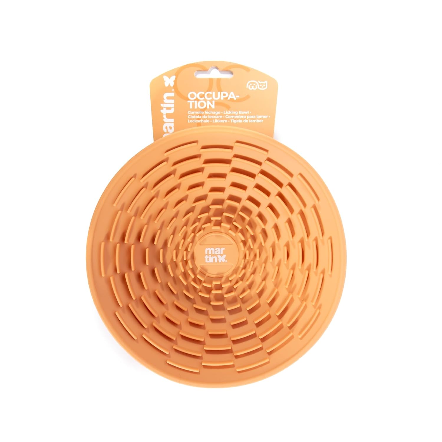Gamelle de léchage — Tapis en silicone 18,6 cm jaune – Image 8