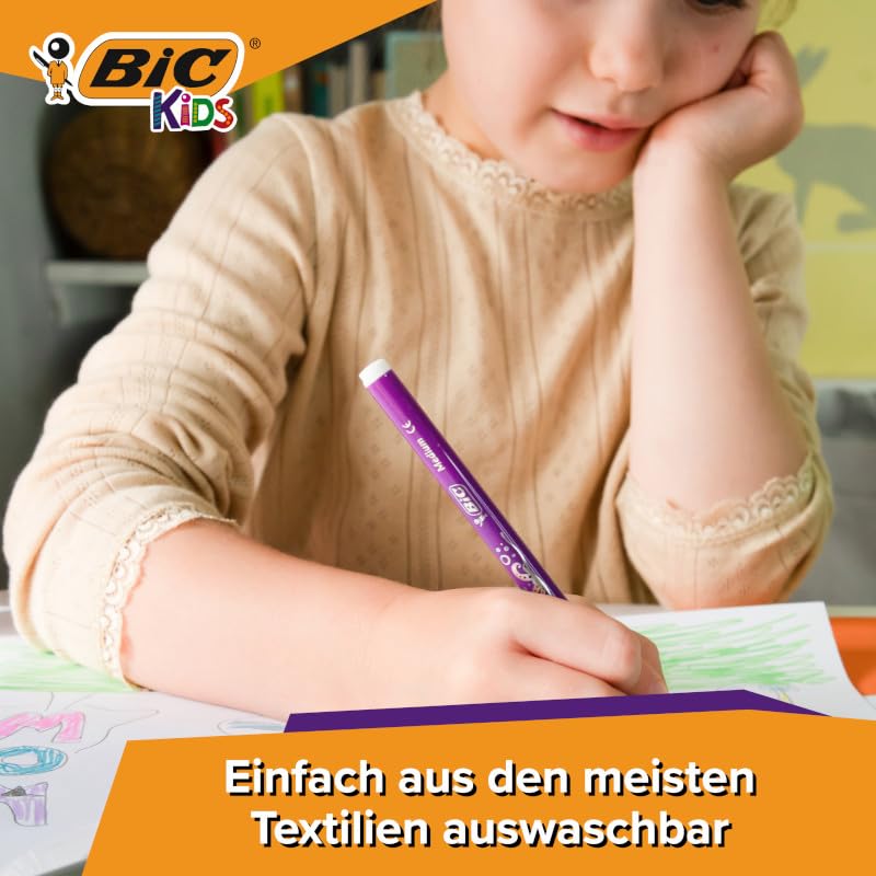 BIC Kids Kid Couleur — 24 Feutres de Coloriage Lavables – Image 5