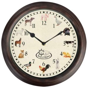 Alternative view of FALLEN FRUITS TF013 — Horloge Murale Sons d'Animaux 30 cm