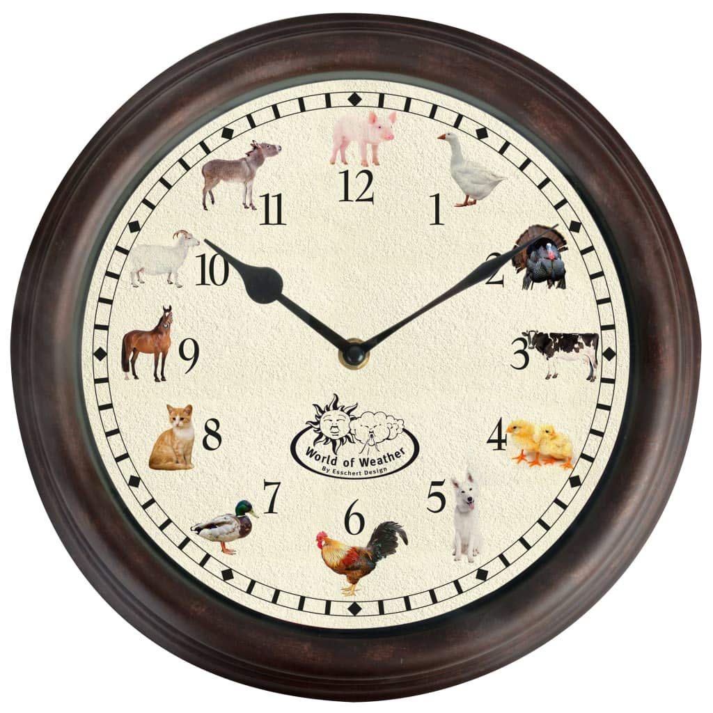 FALLEN FRUITS TF013 — Horloge Murale Sons d'Animaux 30 cm – Image 2