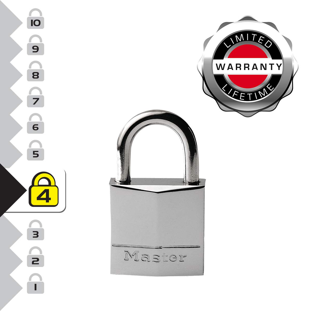 MASTER LOCK 639EURD — Cadenas marin avec clés – Image 3