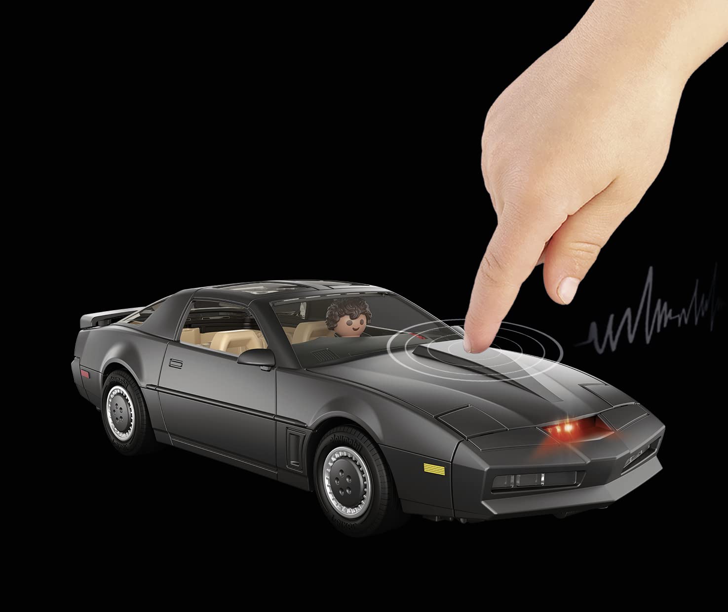 PLAYMOBIL Knight Rider 70924 — Voiture K.I.T.T. avec son et lumière – Image 17