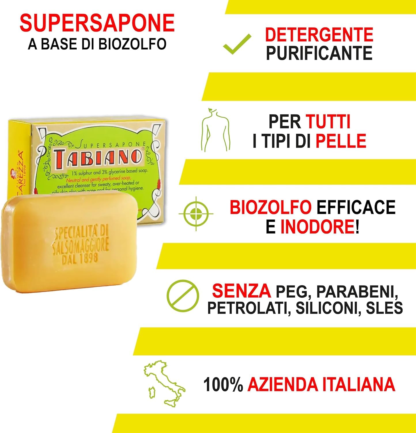 TABIANO — Savon au Soufre 1% et Glycérine 3% – Image 5