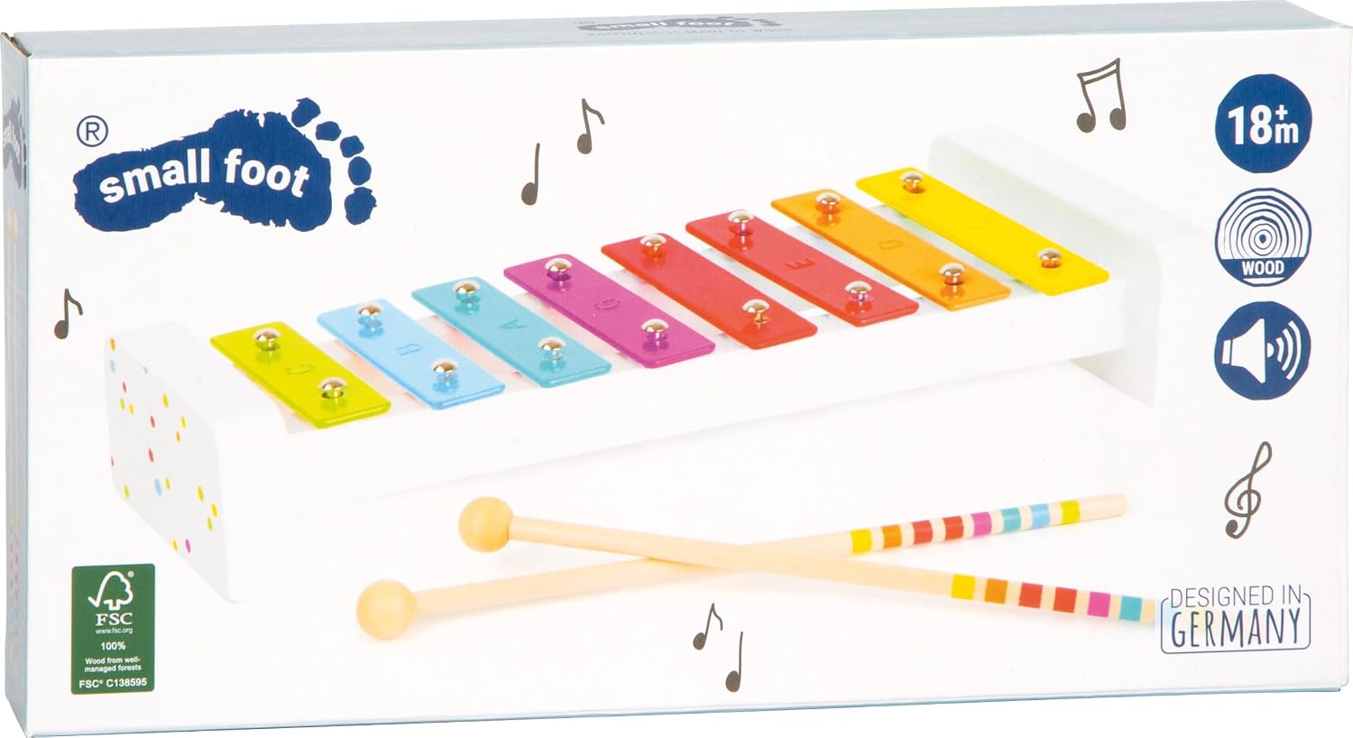 SMALL FOOT Sound — Xylophone en Bois FSC pour Enfants – Image 5