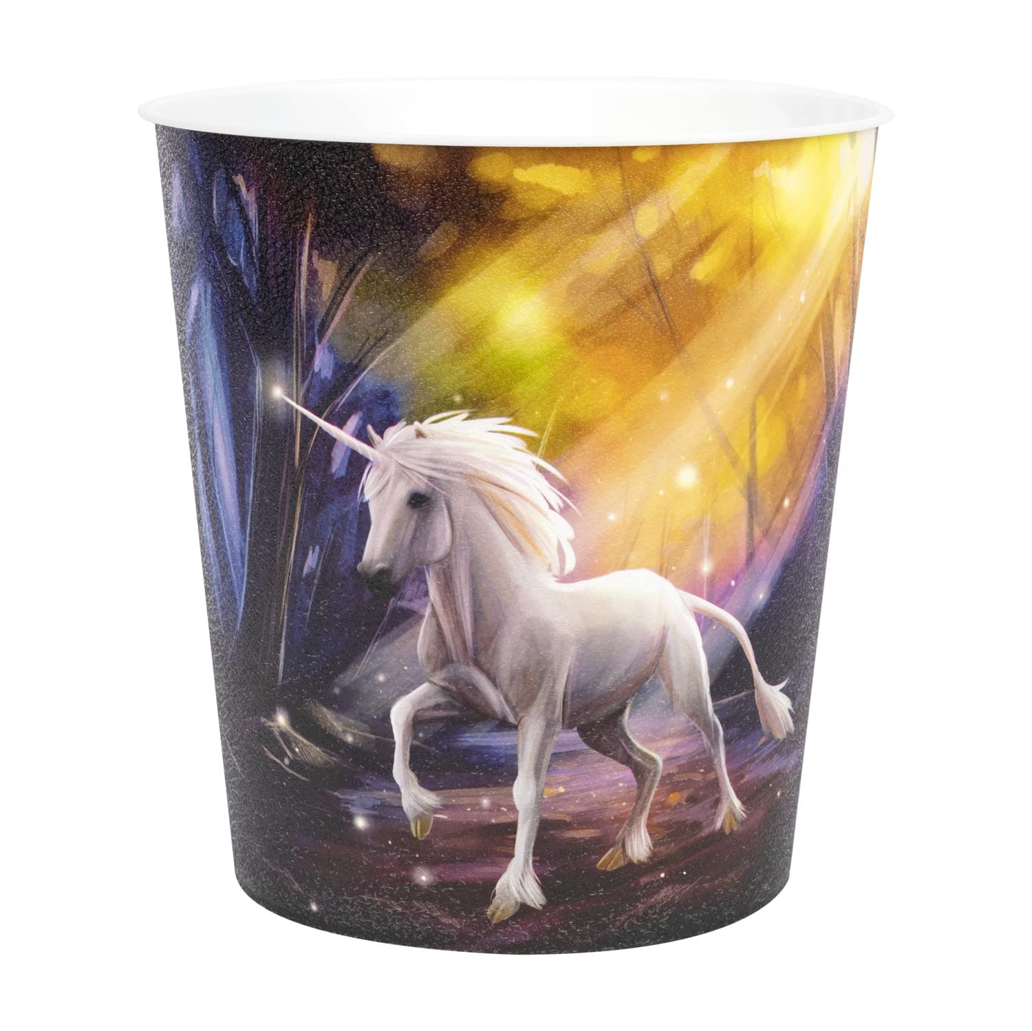IDENA — Corbeille à papier enfant licorne 9L