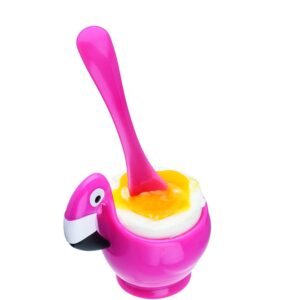 JOIE — Coquetier Flamant Rose avec cuillère