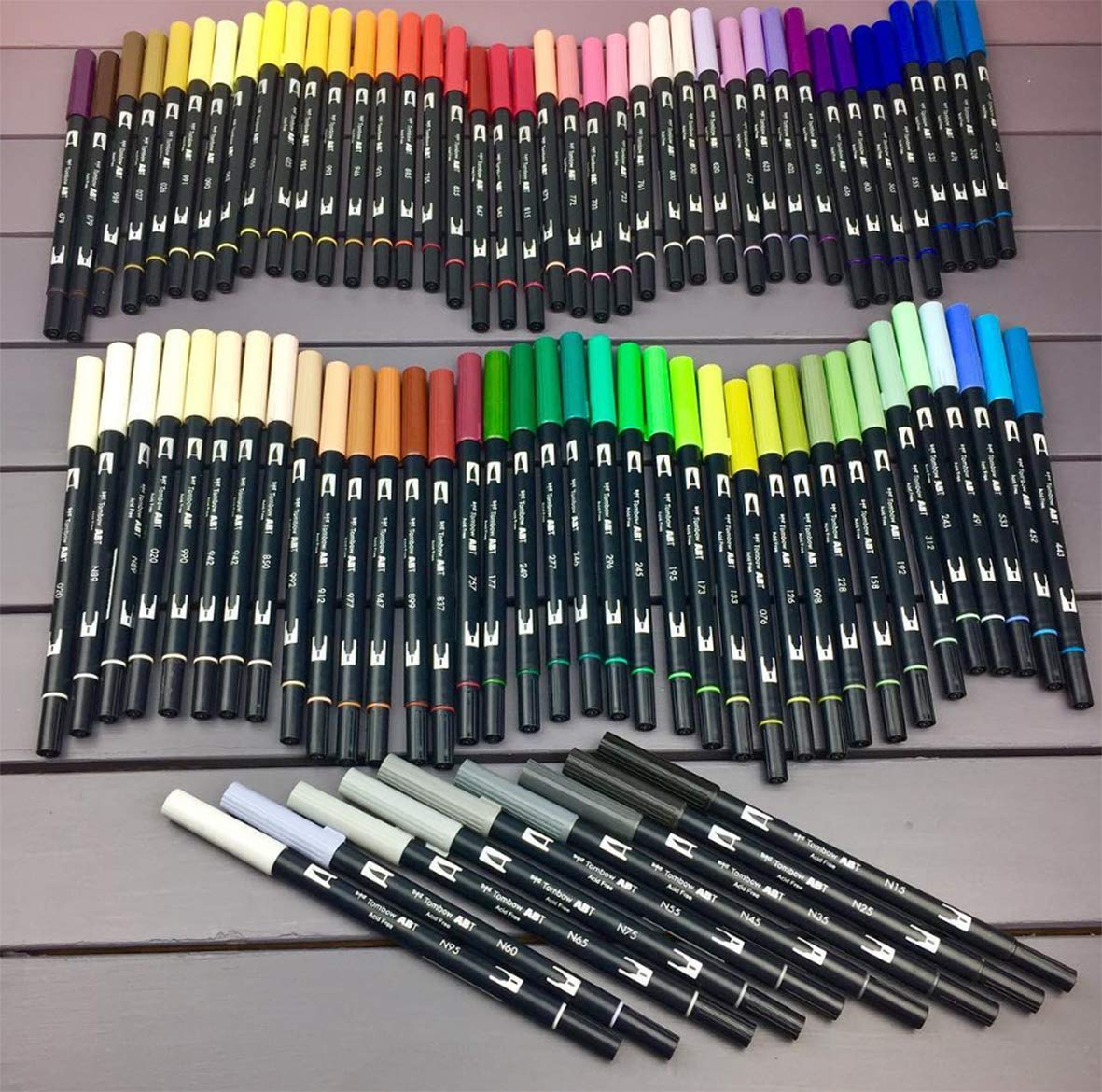 TOMBOW ABT-243 — Feutre pinceau à 2 pointes Mint – Image 3