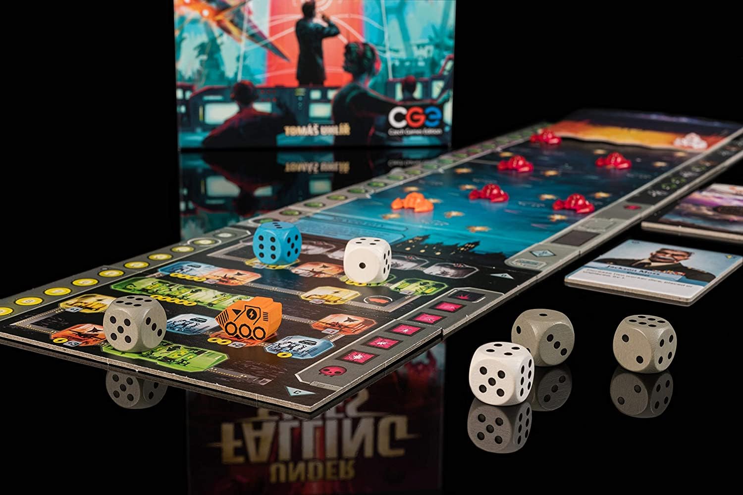 CZECH GAMES EDITION Under Falling Skies — Jeu de société solo – Image 49