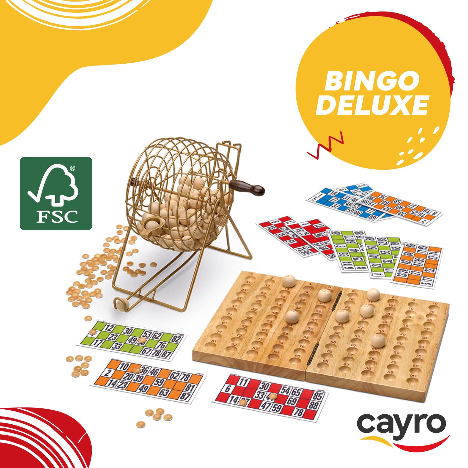 CAYRO Deluxe — Jeu de Bingo 2 à 8 Joueurs dès 6 Ans – Image 4