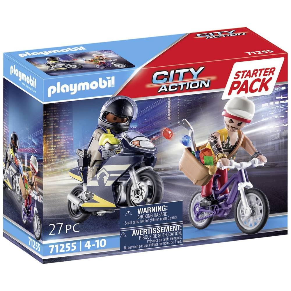 PLAYMOBIL City Action 71255 — Starter Pack Agent et Voleur