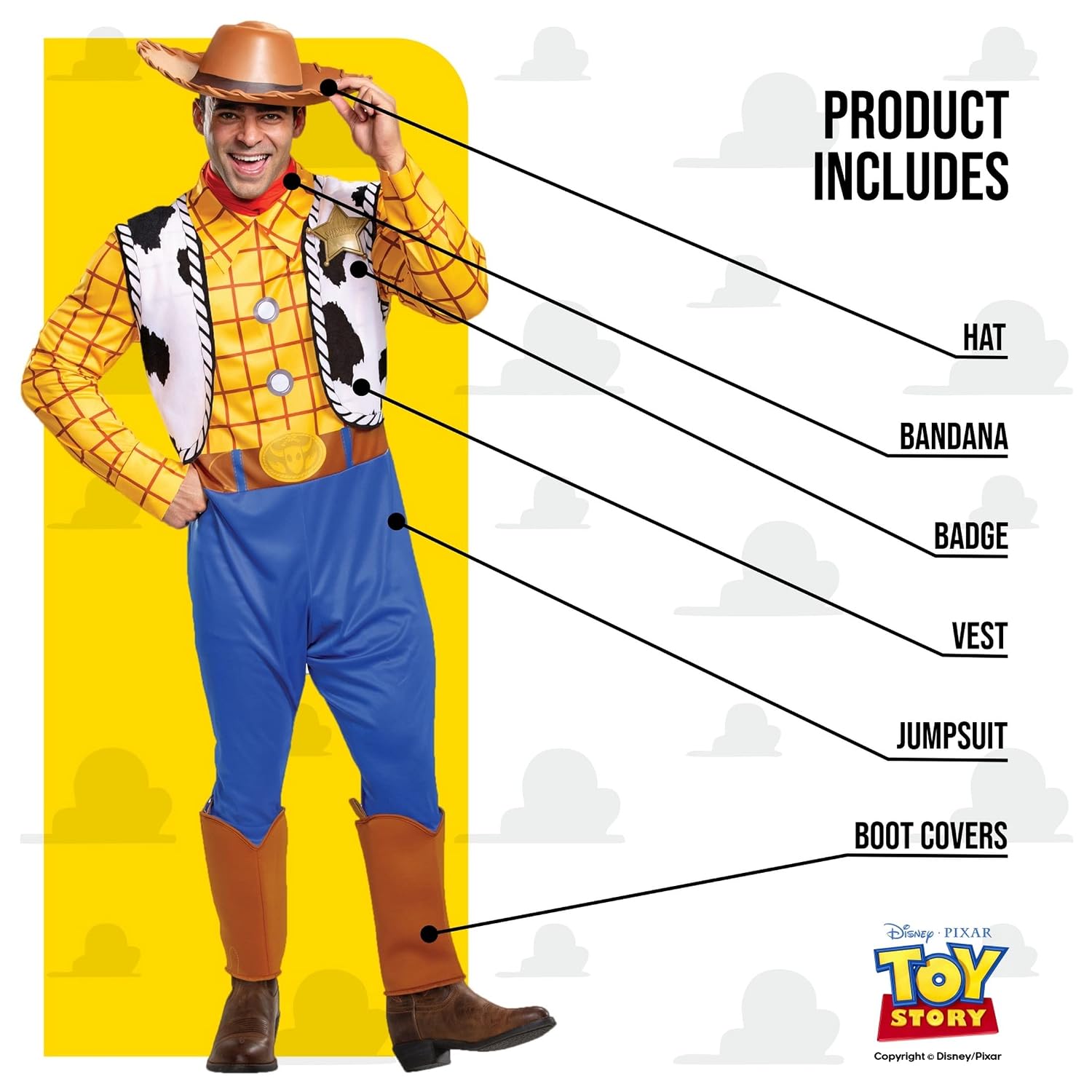 DISGUISE Disney — Déguisement Woody Adulte XL – Image 16