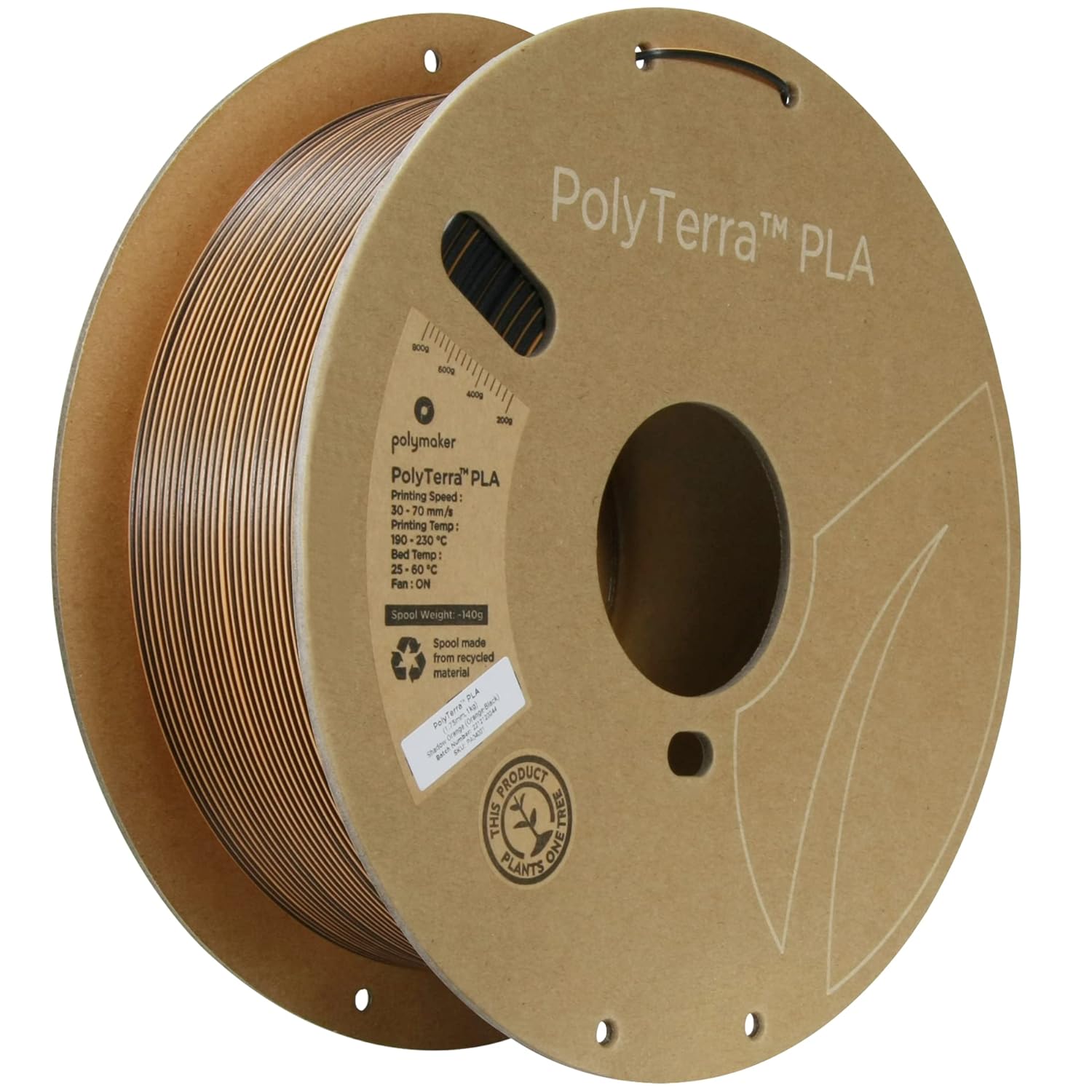 POLYMAKER Polyterra — Filament PLA Dual Color 1,75 mm 1 kg – Image 6