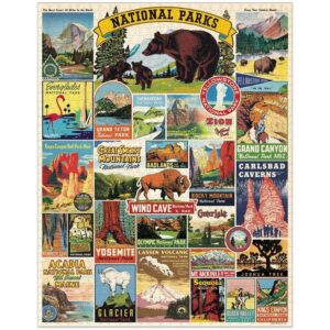 Alternative view of CAVALLINI — Puzzle 1000 pièces National Parks