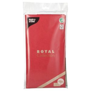PAPSTAR Royal Collection — Nappe en tissu bordeaux 120 x 180 cm