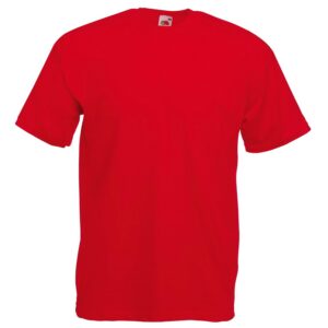 FRUIT OF THE LOOM — T-shirt Homme Rouge L