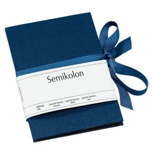 SEMIKOLON Classico — Livre photo accordéon bleu marine