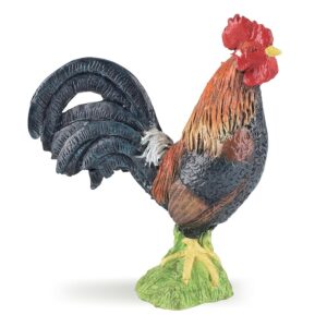 PAPO — Figurine coq gaulois multicolore