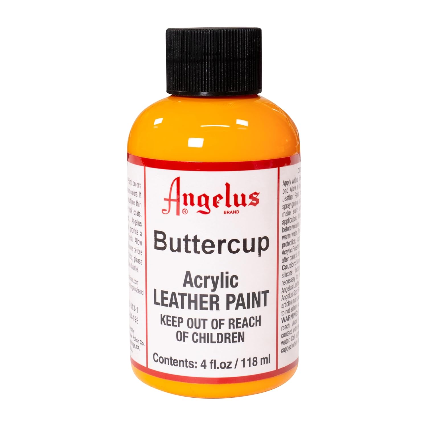 ANGELUS — Peinture acrylique pour cuir Buttercup 4 Oz
