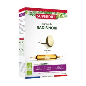 SUPERDIET — Pur Jus de Radis Noir Bio 20 ampoules x10 ml