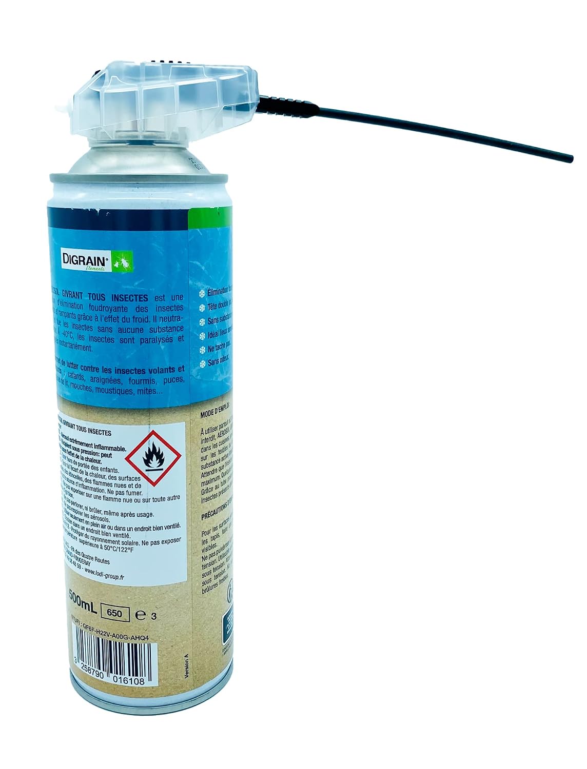 DIGRAIN — Aérosol Givrant Tous Insectes 500ml – Image 2
