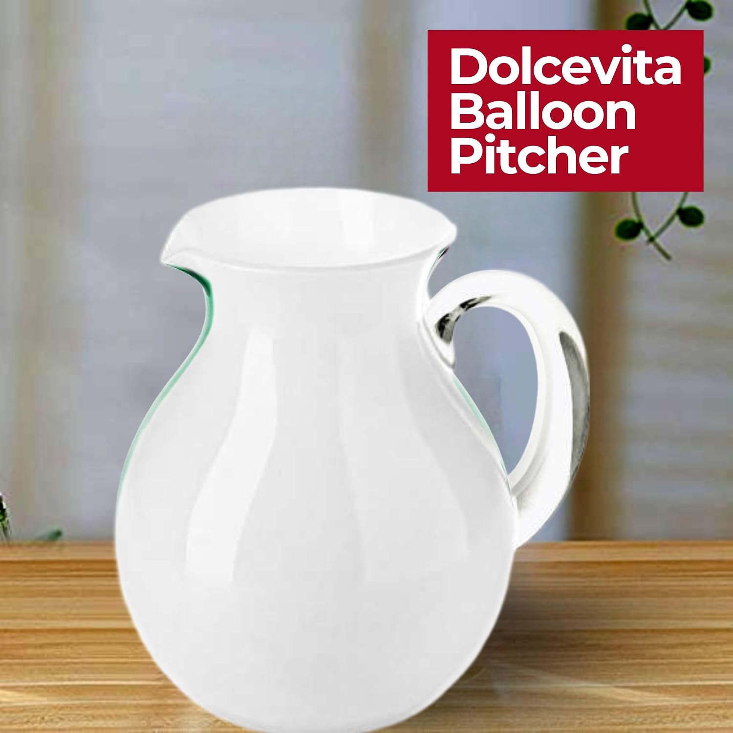 GUZZINI Dolcevita — Carafe Balloon en plastique biosourcé – Image 2