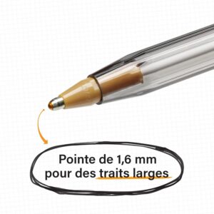 Alternative view of BIC Cristal Large — Boîte de 50 Stylos-Bille Bleu 1,6 mm
